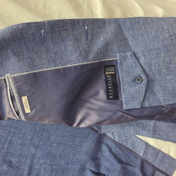 Joseph Abboud Wool Linen Blazer | Italian Guabello Fabric | 44S - Picture 7 of 10